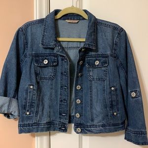 Highway Jeans Crop Jacket. Like New! Sz XL